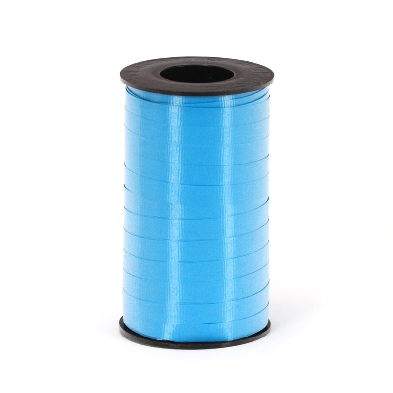 شريط تجعيد سبليدوريت كيرلي سوبر كيرل مقاس 3/8 بوصة بطول 250 ياردة، أزرق كاريبي